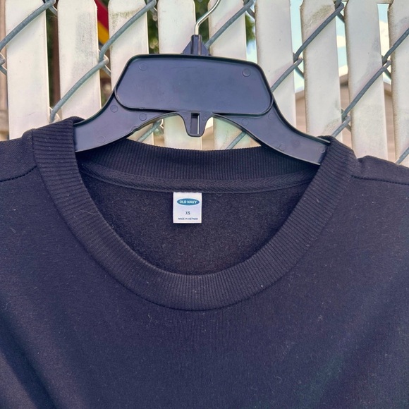 Old Navy Sweatshirt size XS Black - Picture 3 of 3